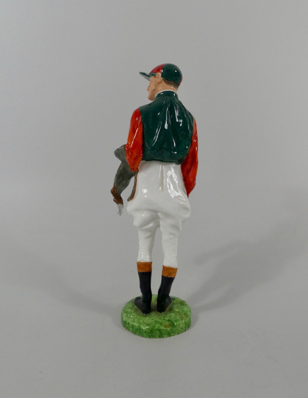 Royal Crown Derby porcelain jockey, dated 1933. View V