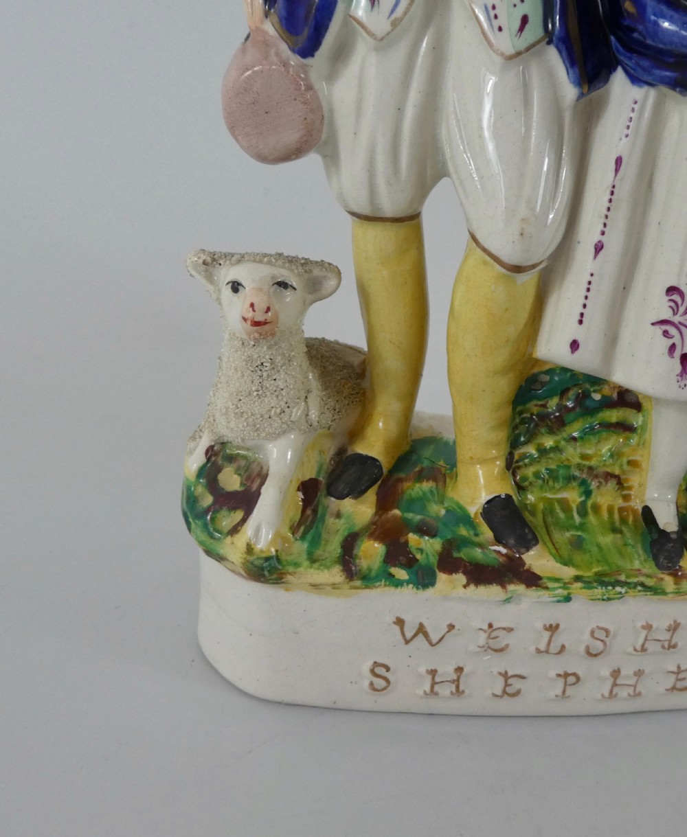 Staffordshire ‘Welsh Shepherds’, c. 1860. View IV