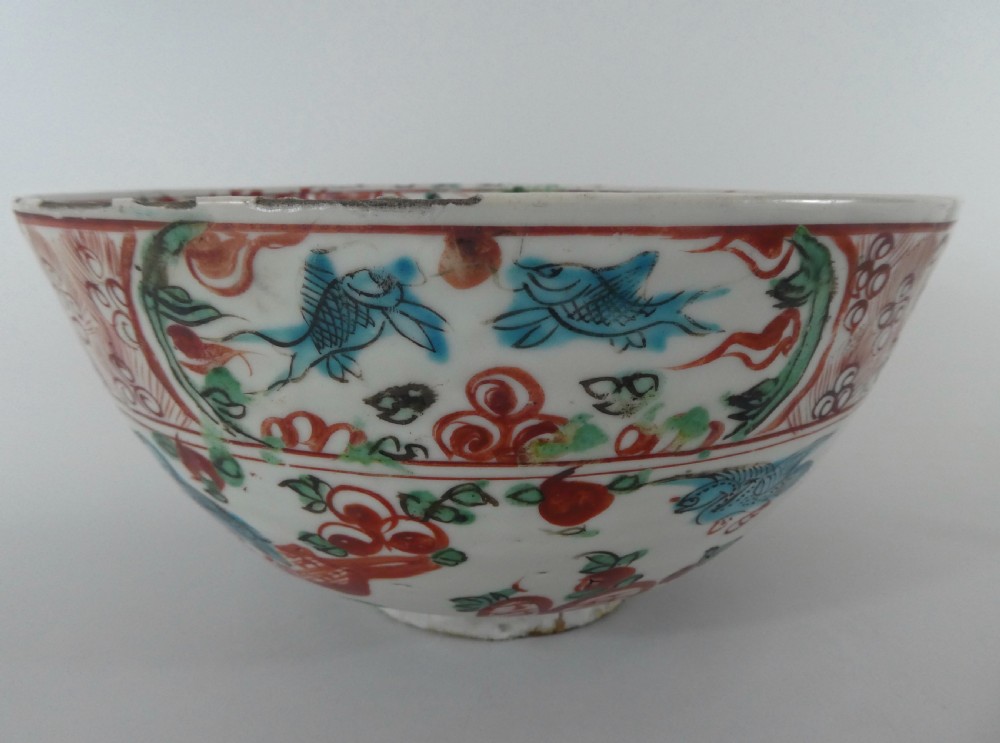 Chinese Swatow porcelain bowl, c.1600. Ming Dynasty. View IX