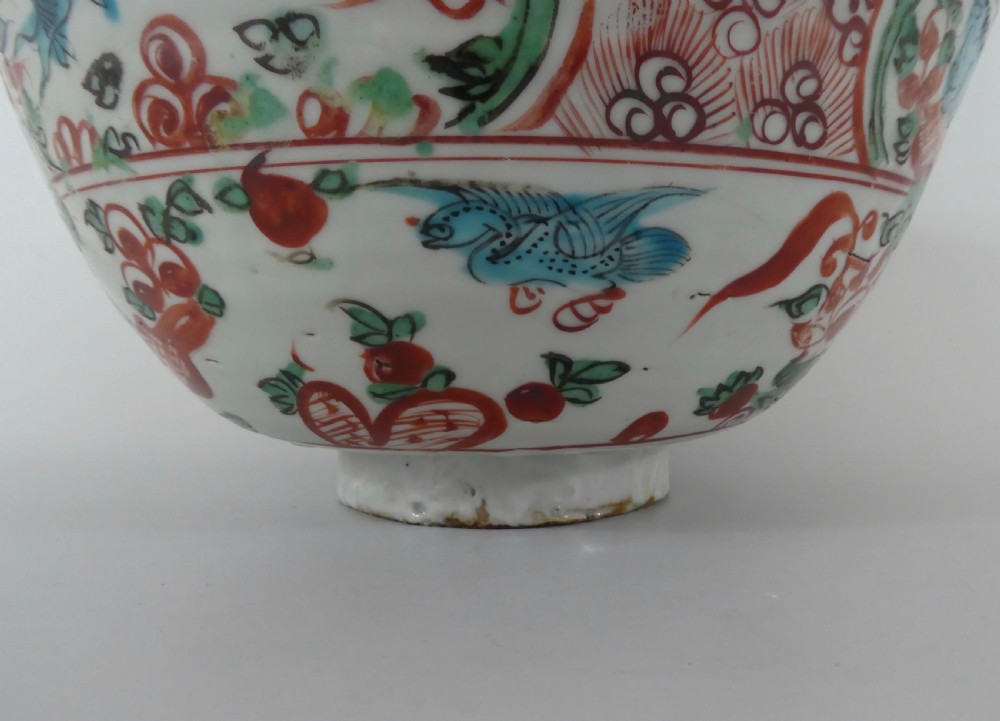 Chinese Swatow porcelain bowl, c.1600. Ming Dynasty. View X