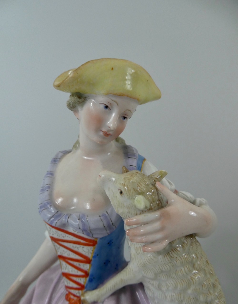 Pair Meissen porcelain figures, c. 1870. View VI