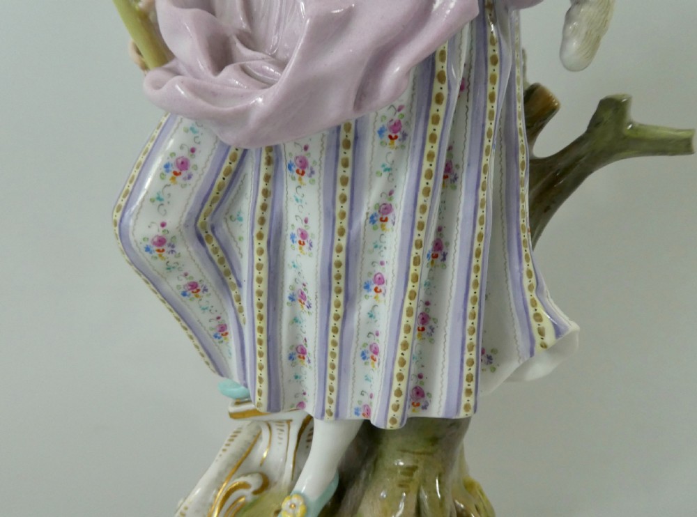 Pair Meissen porcelain figures, c. 1870. View VII