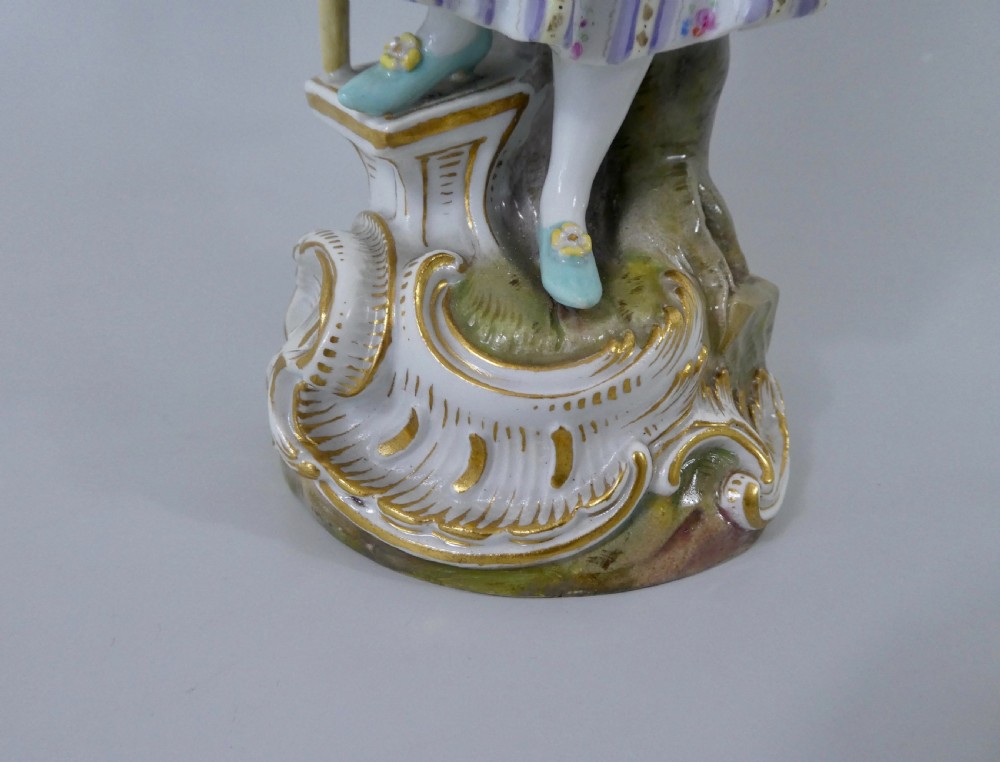 Pair Meissen porcelain figures, c. 1870. View VIII