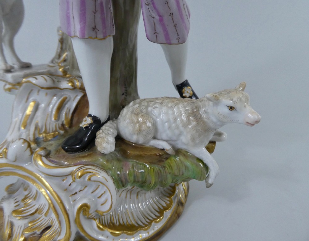 Pair Meissen porcelain figures, c. 1870. View XVI