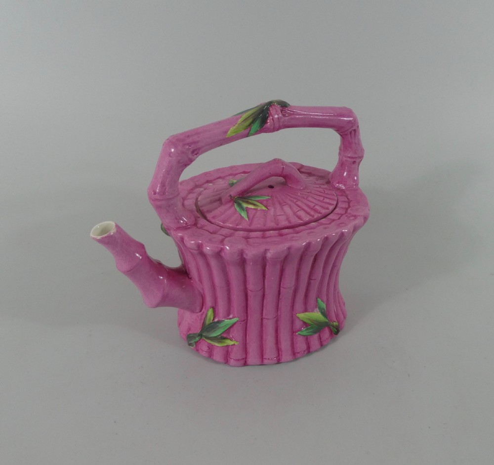 Wedgwood pottery ‘Bamboo’ teapot, c. 1875. View II