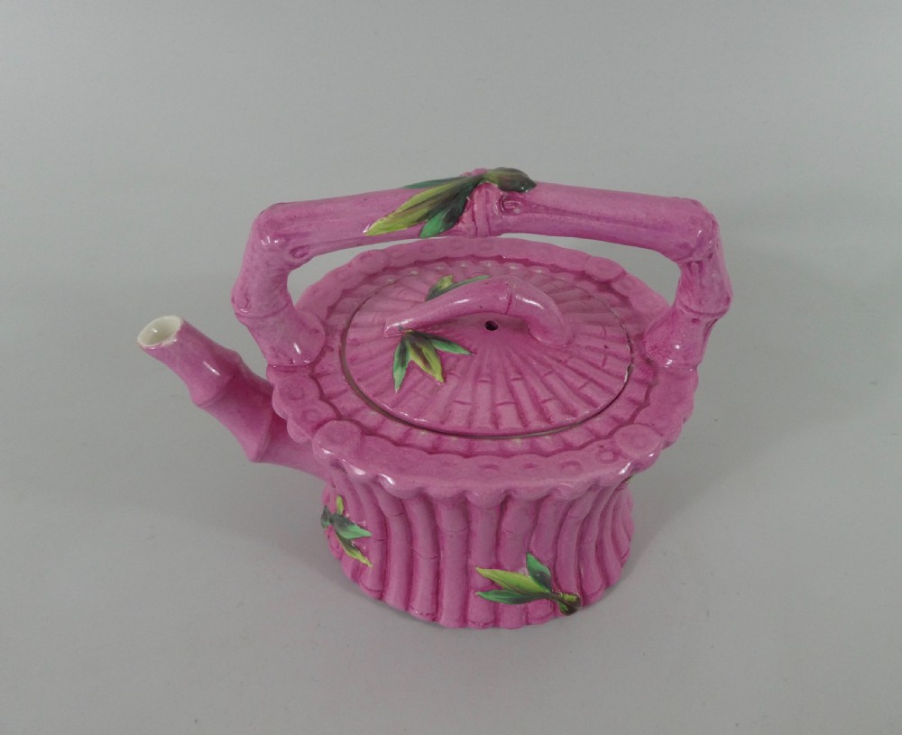 Wedgwood pottery ‘Bamboo’ teapot, c. 1875. View VI