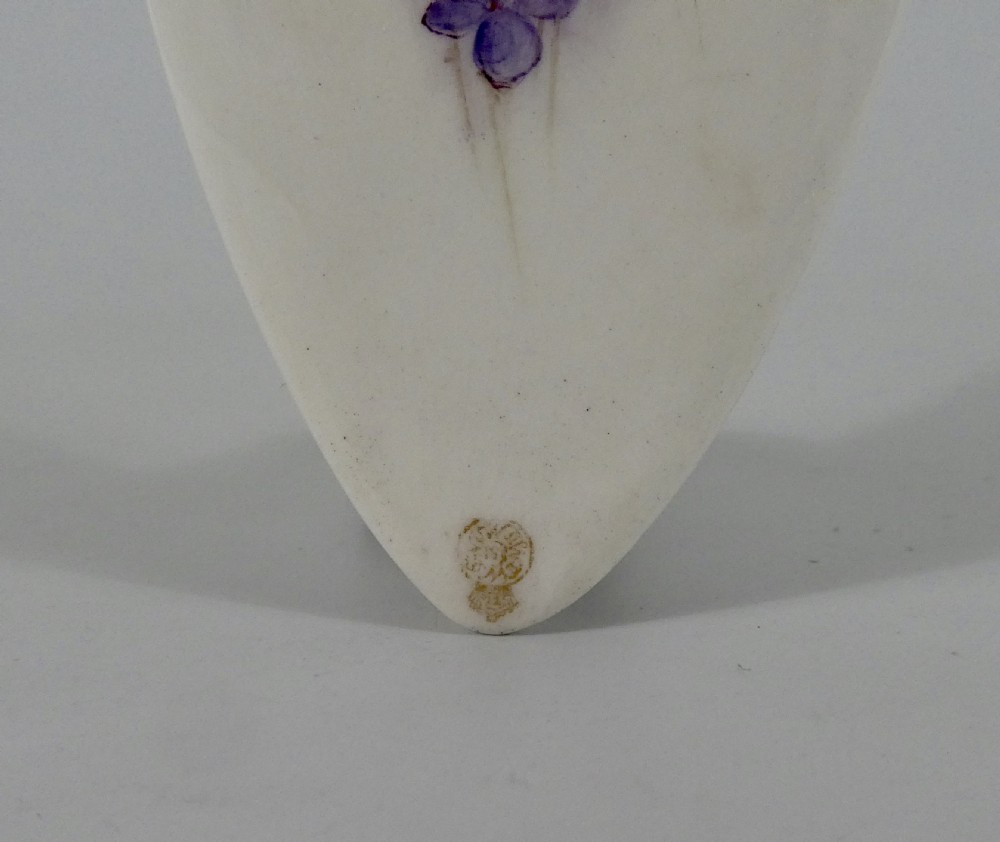 Royal Worcester scent bottle. W.H. Austin, c. 1915. View V