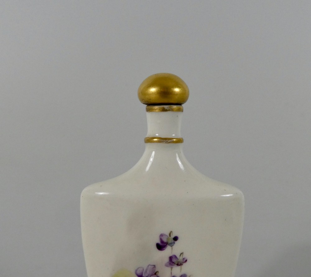 Royal Worcester scent bottle. W.H. Austin, c. 1915. View VII