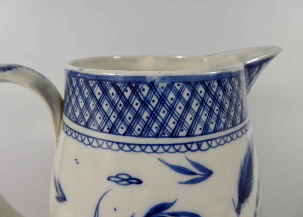 Liverpool pearlware jug, dated 1795. View V
