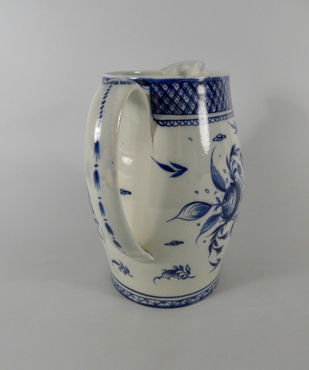 Liverpool pearlware jug, dated 1795. View VI