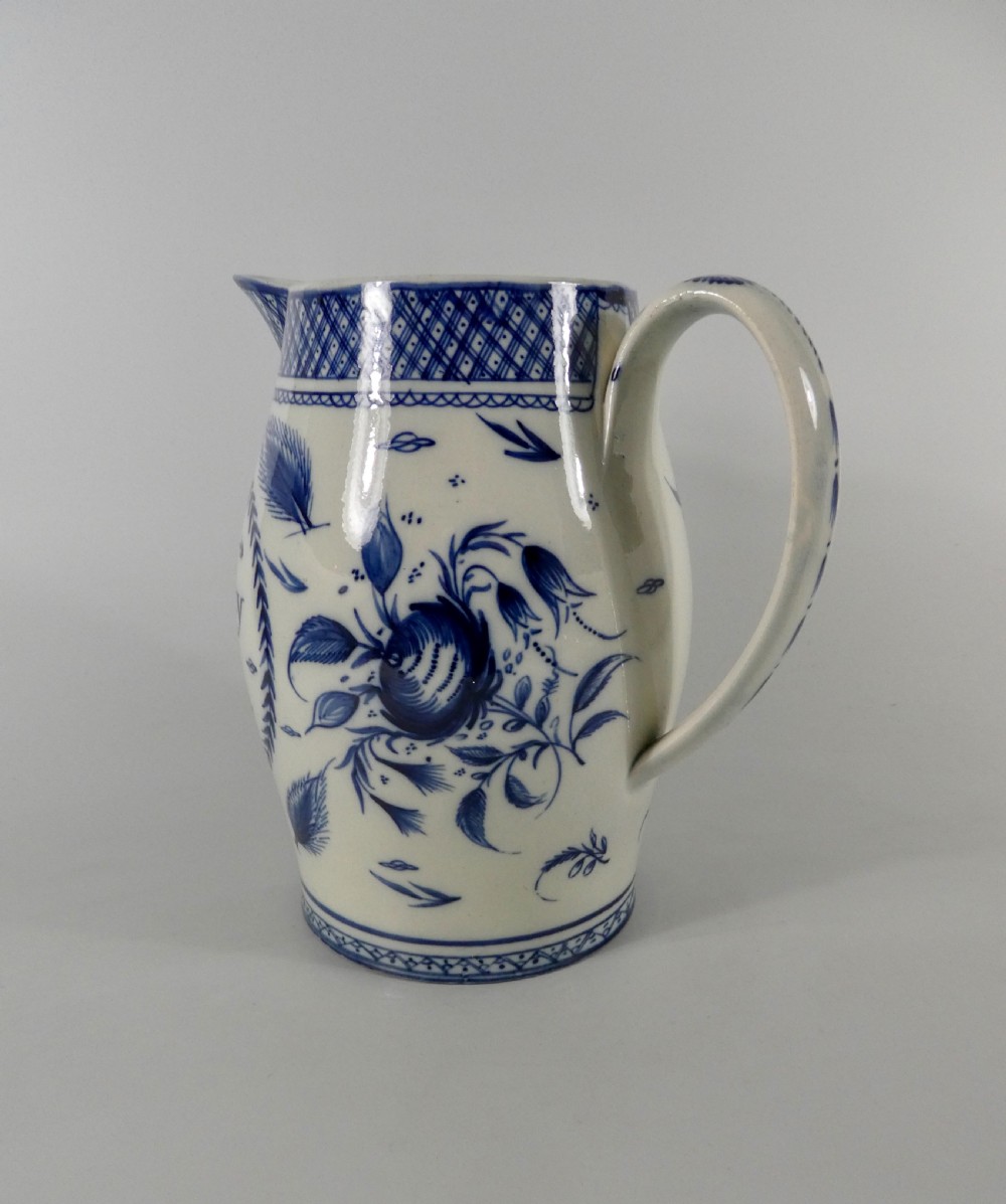 Liverpool pearlware jug, dated 1795. View VII