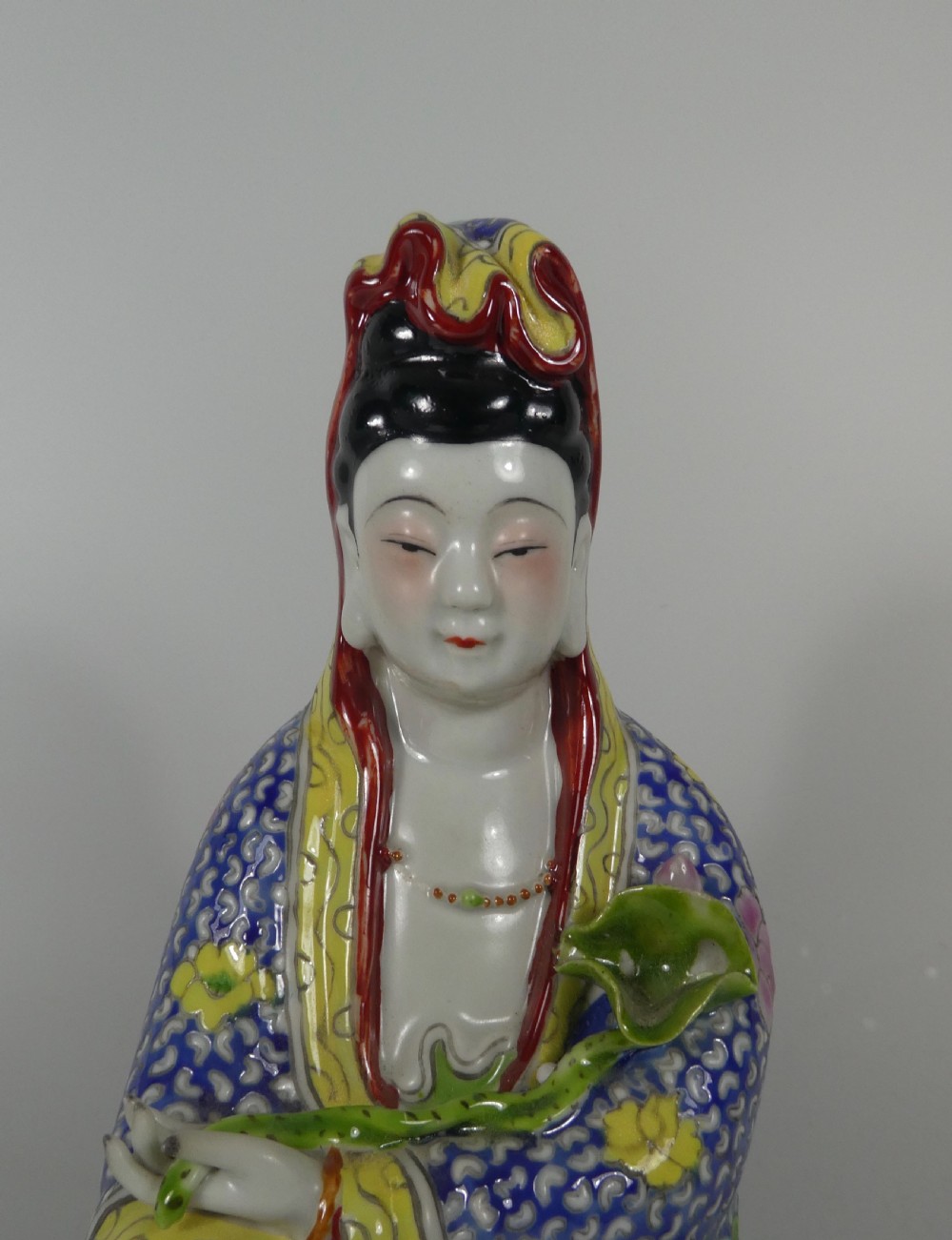 Chinese porcelain figure. Guanyin, c. 1920. Republic Period. View II