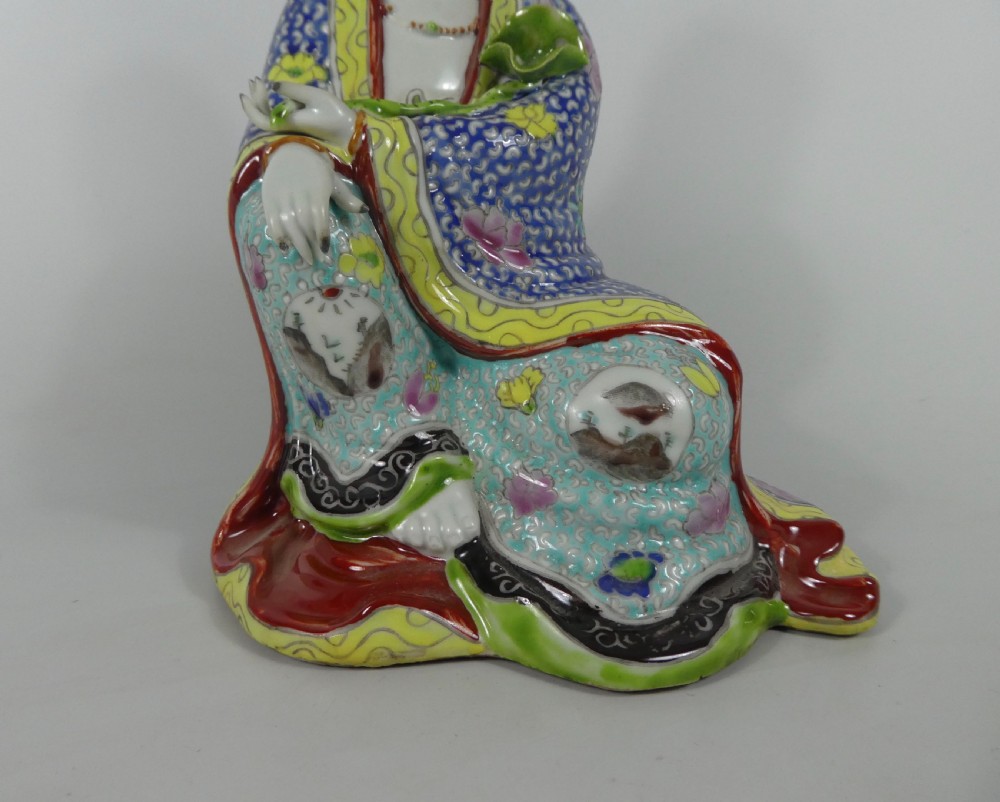 Chinese porcelain figure. Guanyin, c. 1920. Republic Period. View III
