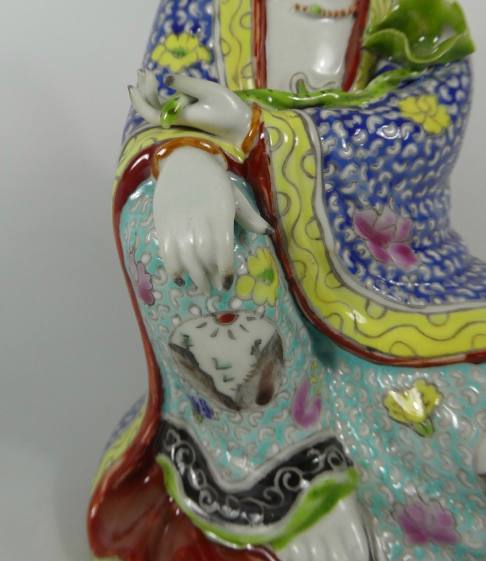 Chinese porcelain figure. Guanyin, c. 1920. Republic Period. View VIII