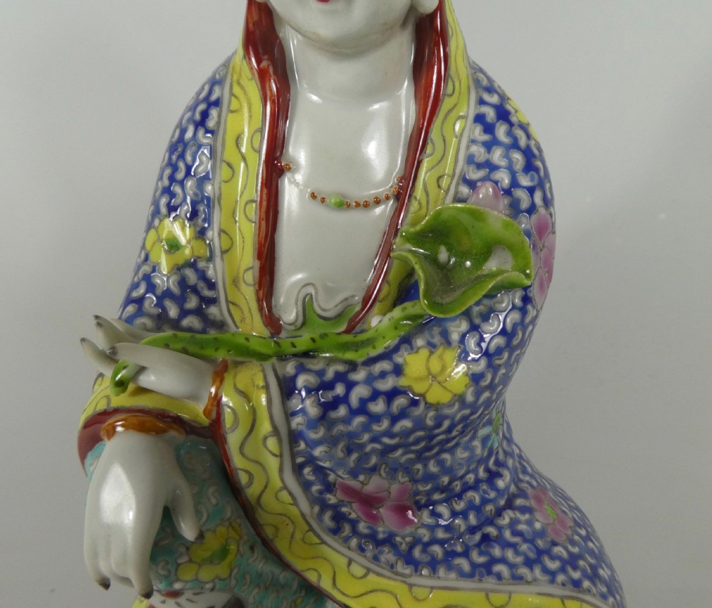 Chinese porcelain figure. Guanyin, c. 1920. Republic Period. View IX