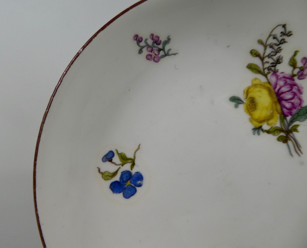 Meissen porcelain cup and saucer, c.1740. View V
