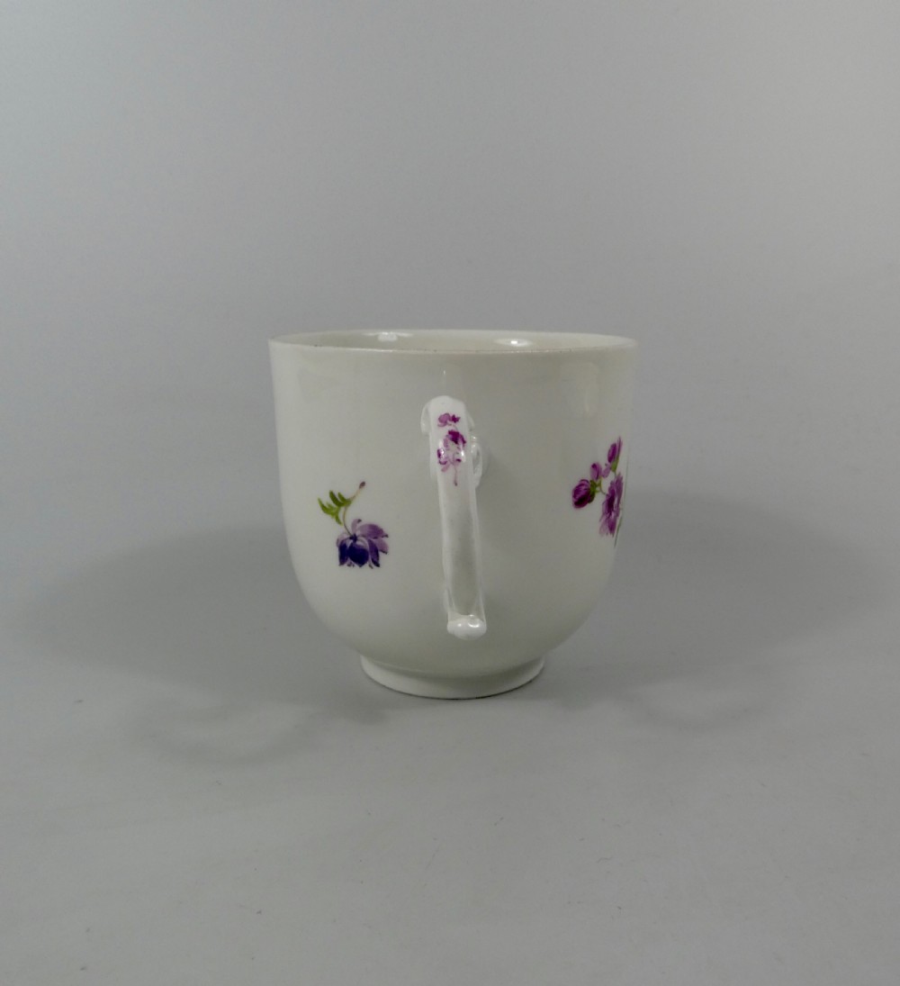 Meissen porcelain cup and saucer, c.1740. View XI
