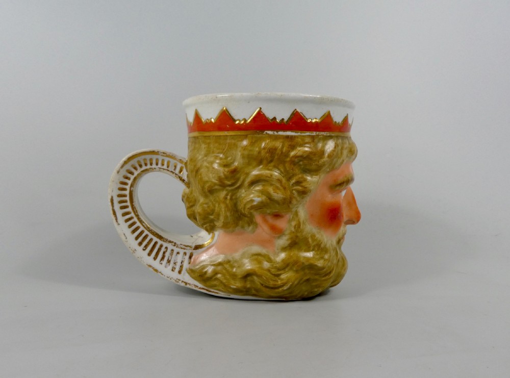 Derby porcelain ‘Neptune’ mug, c. 1810. View II