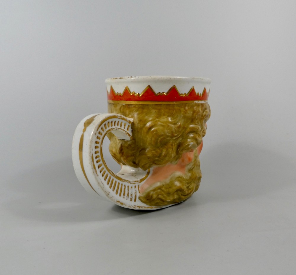 Derby porcelain ‘Neptune’ mug, c. 1810. View IV