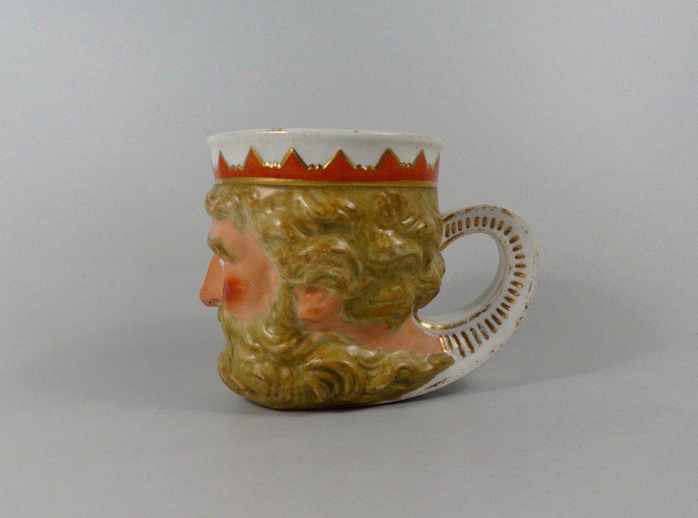 Derby porcelain ‘Neptune’ mug, c. 1810. View V
