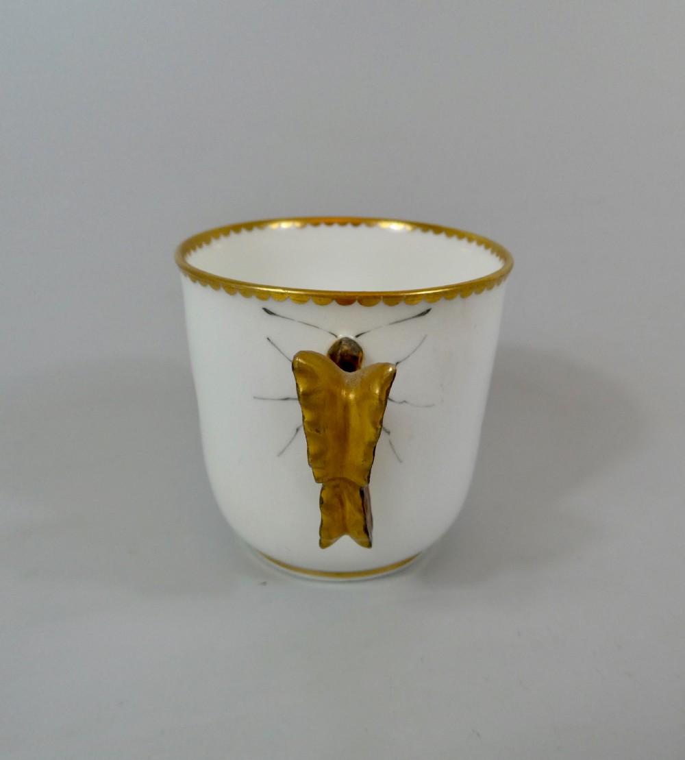 Royal Worcester ‘Butterfly’ cup and saucer, dated 1880. View VIII