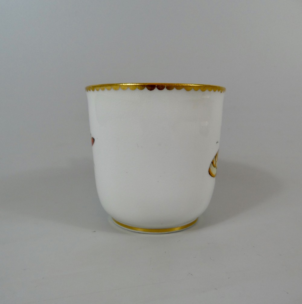 Royal Worcester ‘Butterfly’ cup and saucer, dated 1880. View X