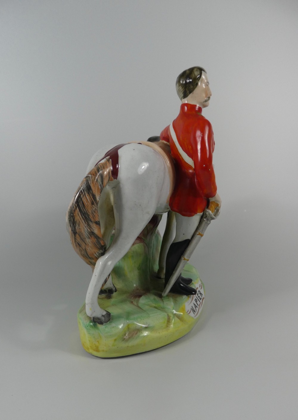 Staffordshire figure - General Napier, c. 1860. View V