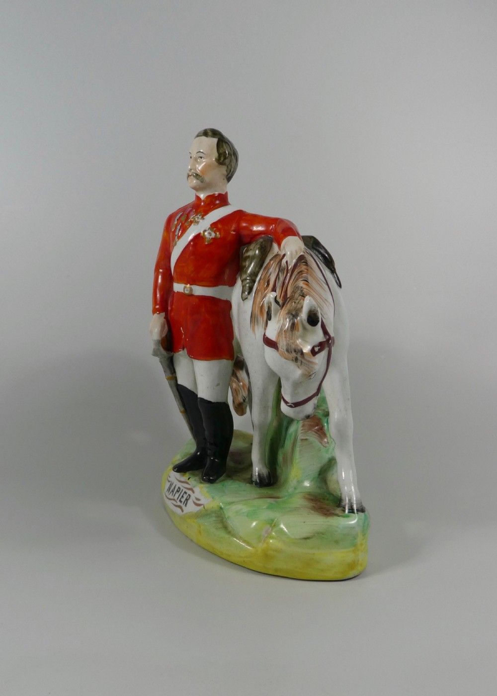 Staffordshire figure - General Napier, c. 1860. View VIII