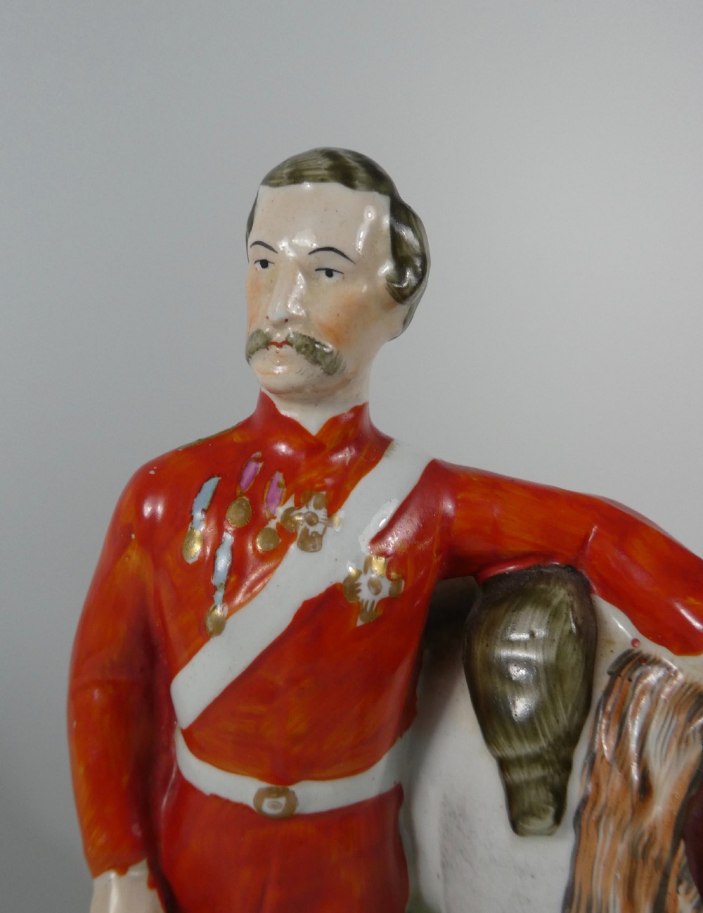 Staffordshire figure - General Napier, c. 1860. View IX