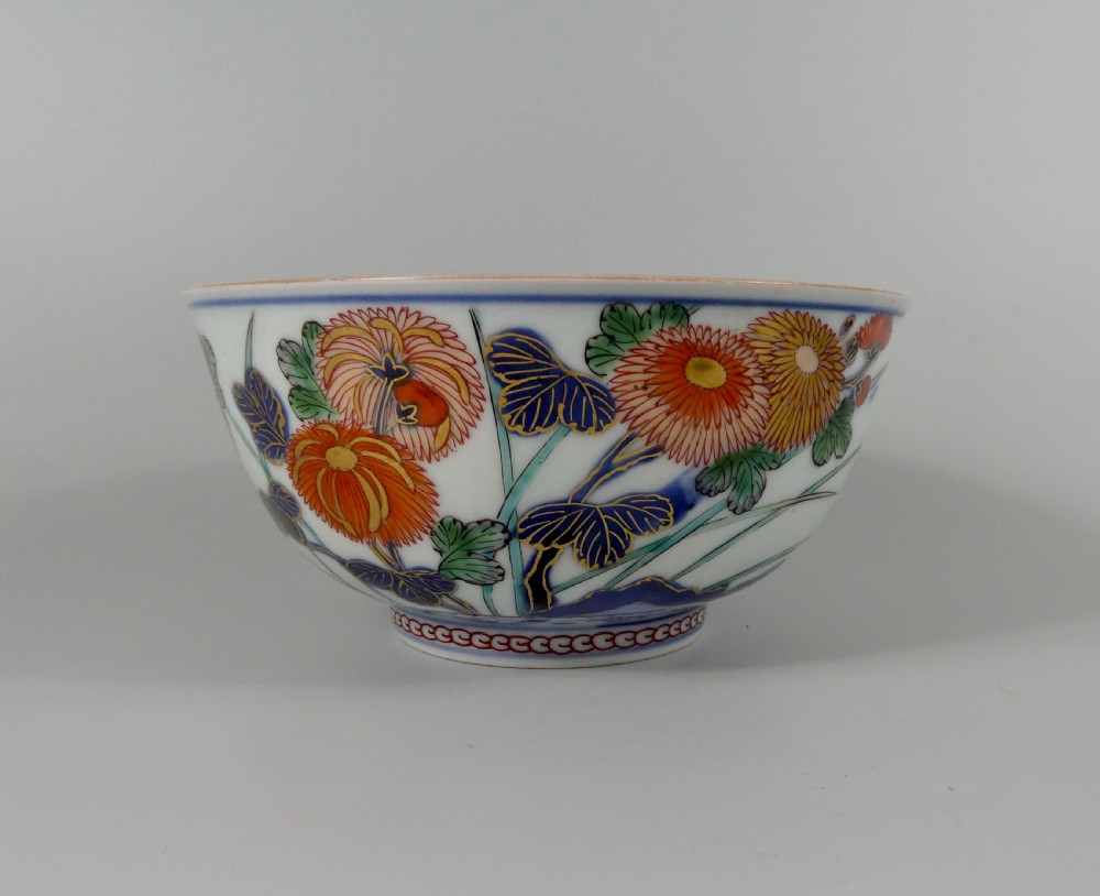 Japanese Imari bowl, Arita, c.1700. Genroku Period. View IV