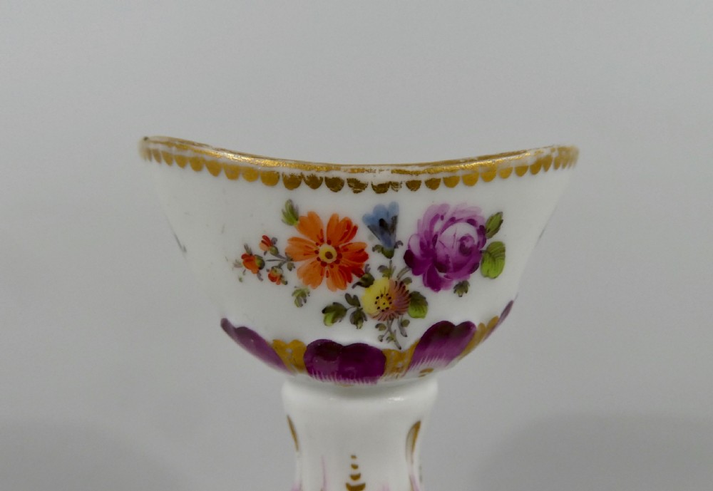 Rare Vienna porcelain eye bath, c. 1770 View VI