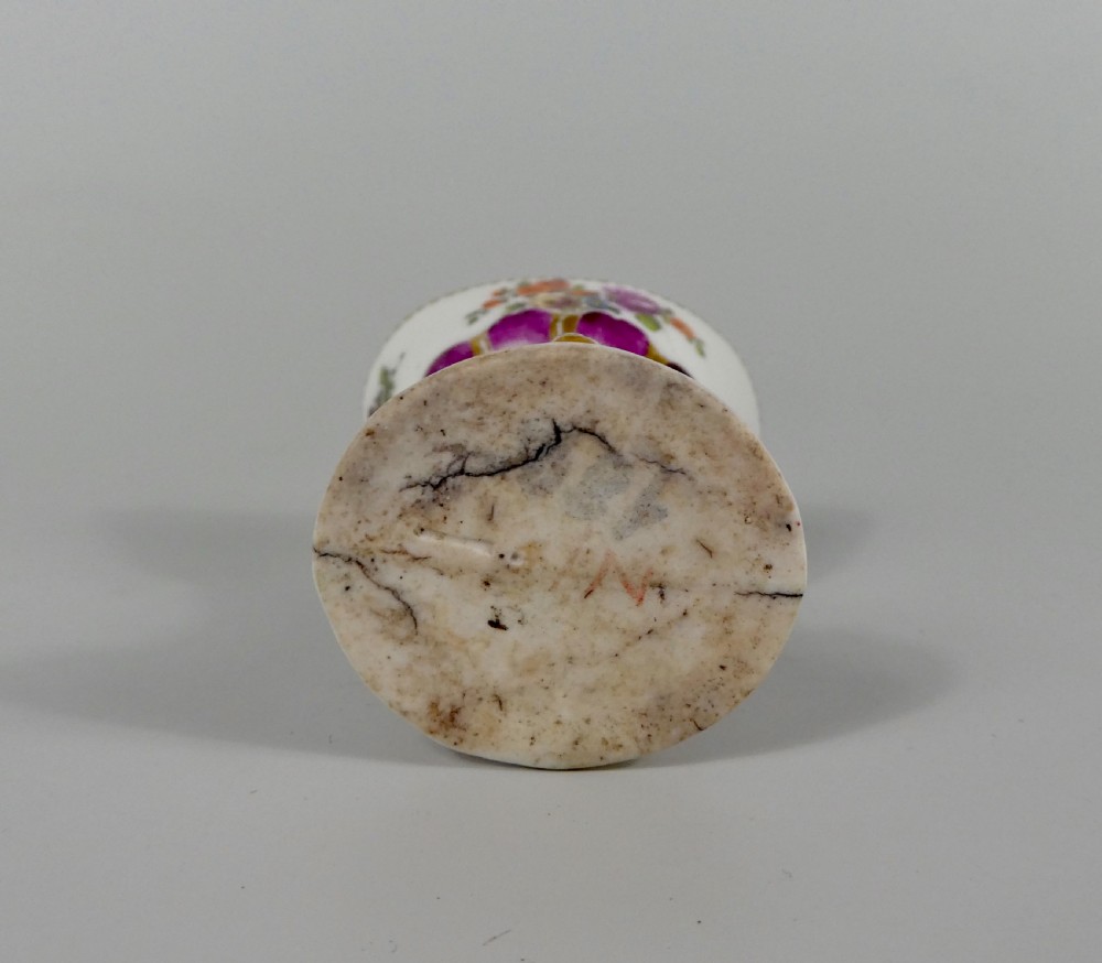 Rare Vienna porcelain eye bath, c. 1770 View VIII