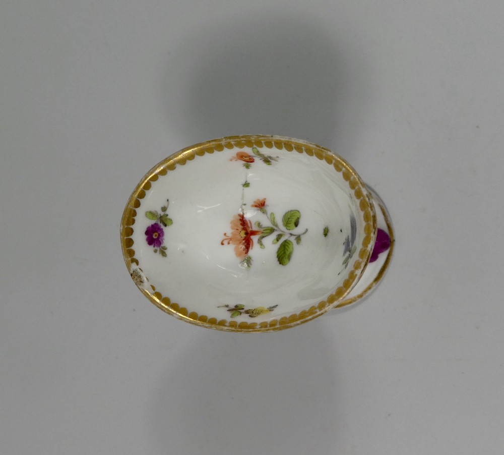 Rare Vienna porcelain eye bath, c. 1770 View X