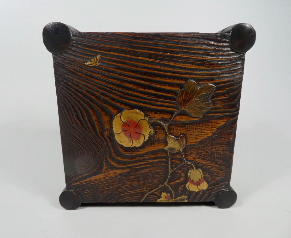 Japanese lacquer box and cover. Meiji Period (1868-1812). View IV