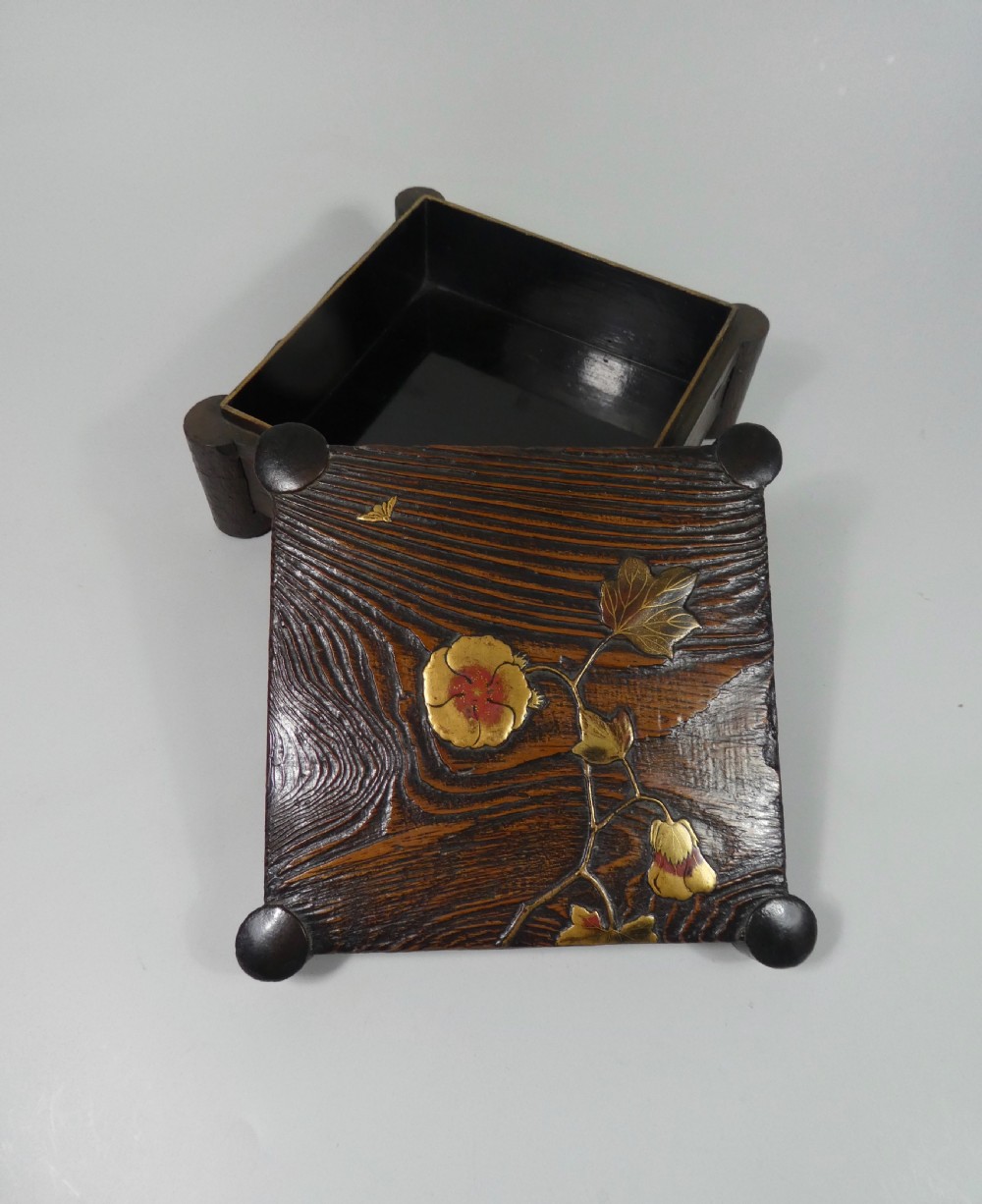 Japanese lacquer box and cover. Meiji Period (1868-1812). View IX