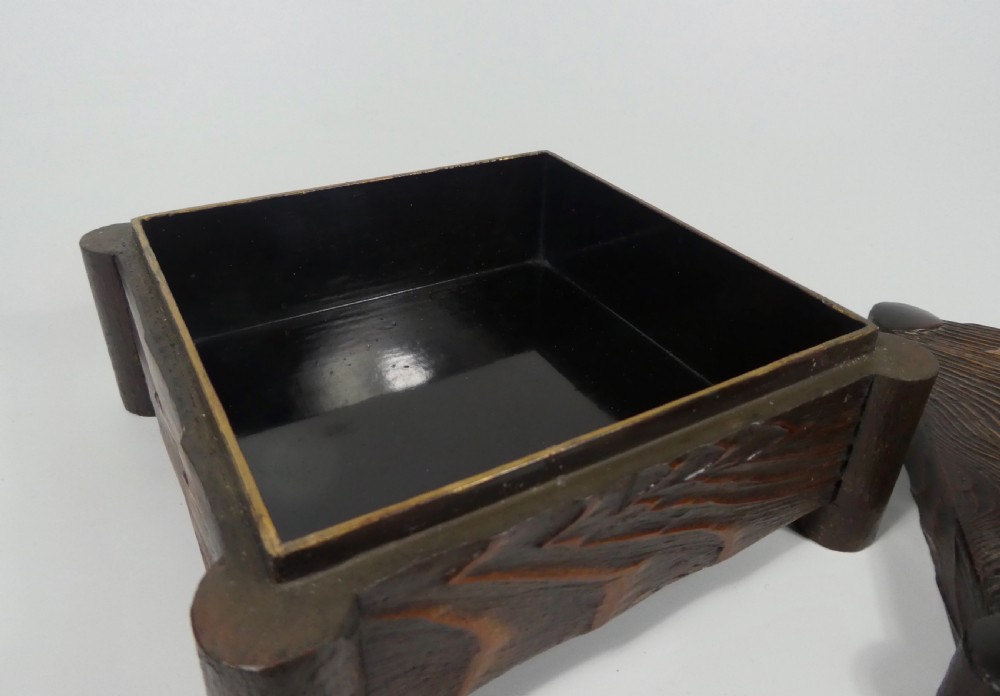 Japanese lacquer box and cover. Meiji Period (1868-1812). View X