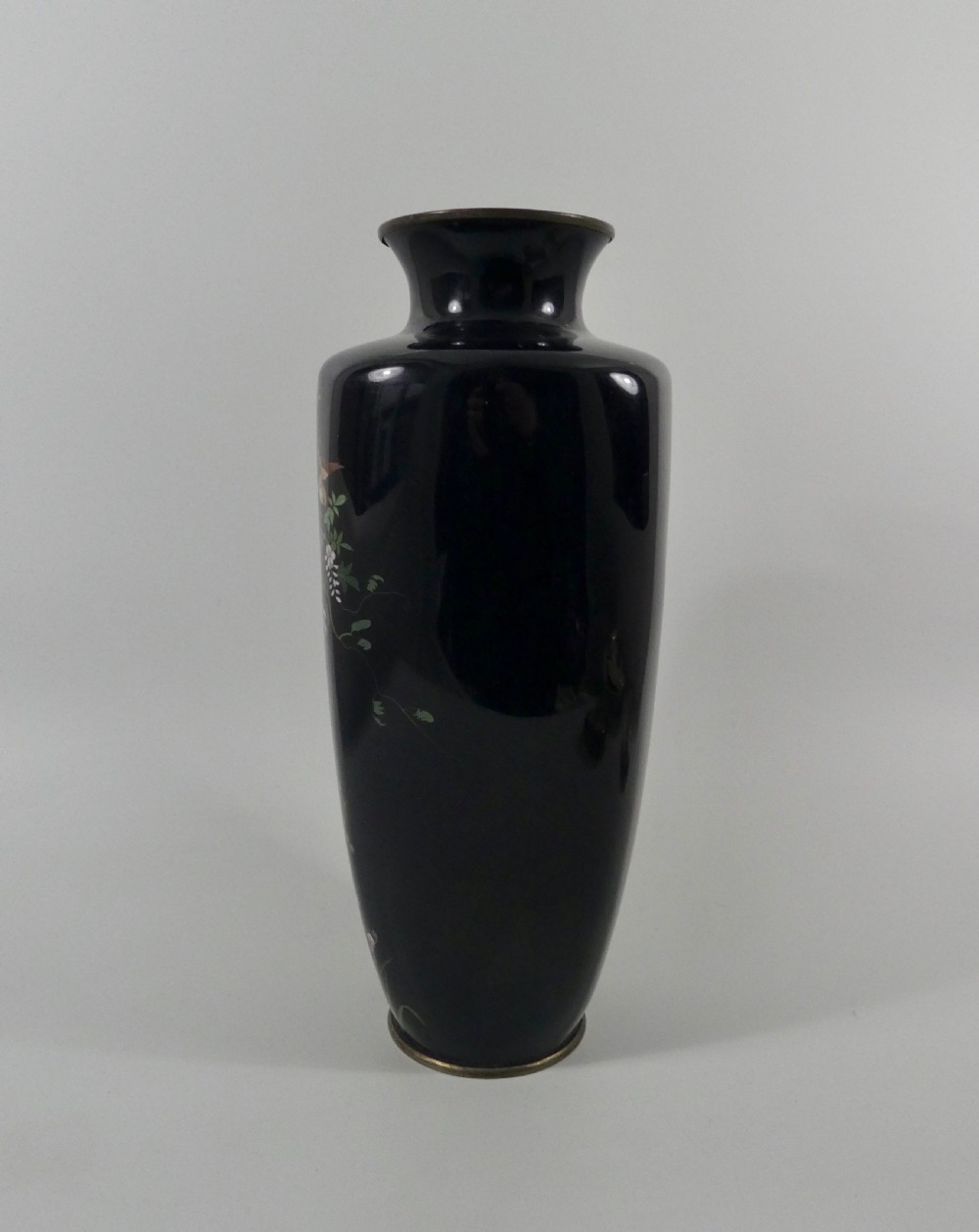 Japanese cloisonne Vase, c. 1900, Meiji Period. View VII