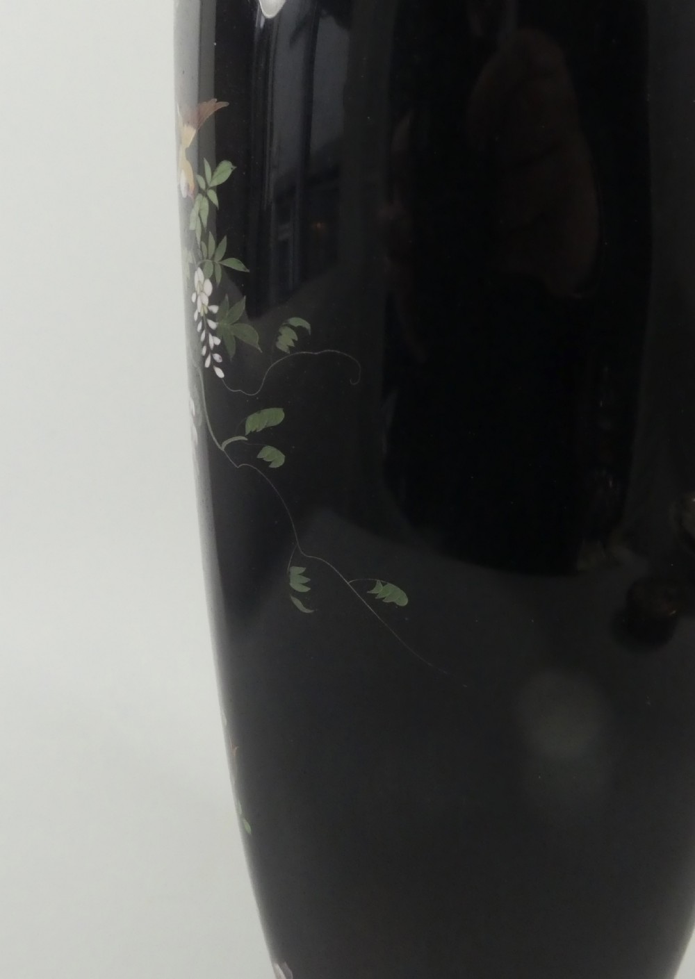 Japanese cloisonne Vase, c. 1900, Meiji Period. View VIII