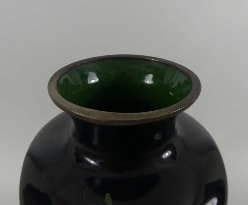 Japanese cloisonne Vase, c. 1900, Meiji Period. View X