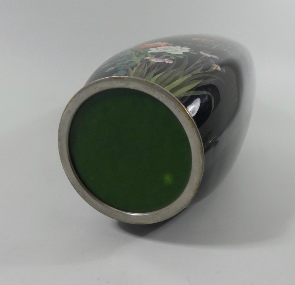 Japanese cloisonne Vase, c. 1900, Meiji Period. View XI