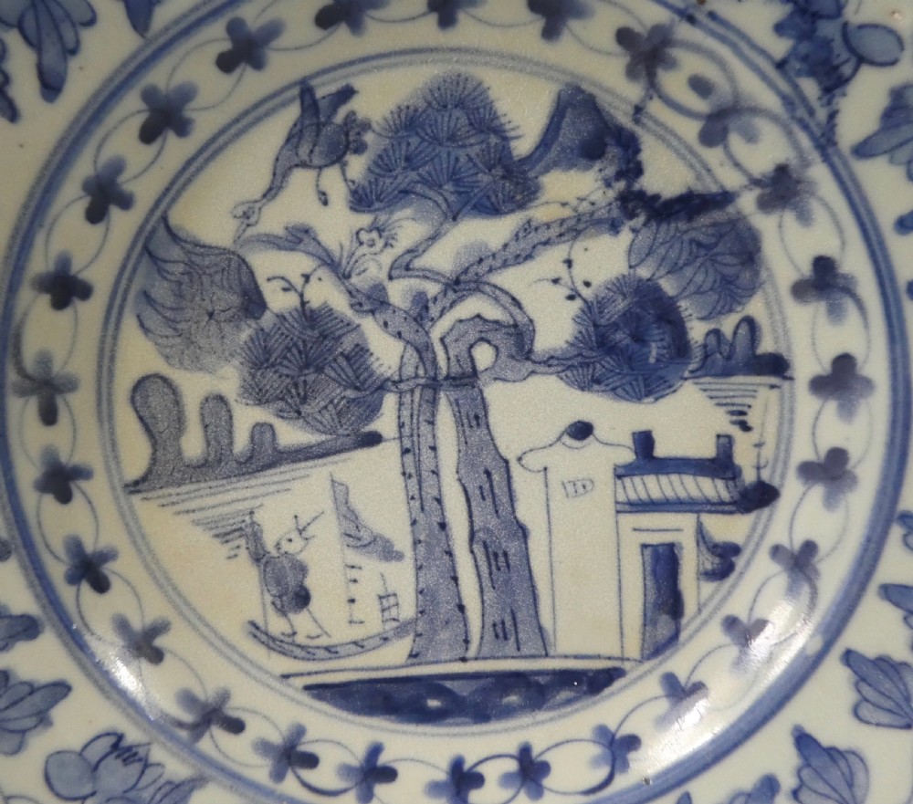 Chinese ‘Swatow’ porcelain dish, c. 1600. Ming Dynasty. View II