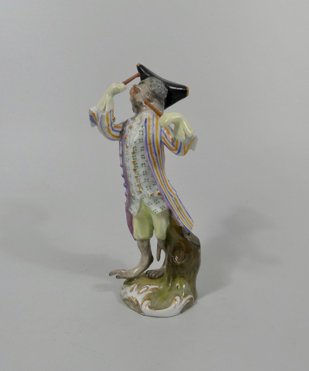 Meissen Monkey Band figure, c. 1870. View II