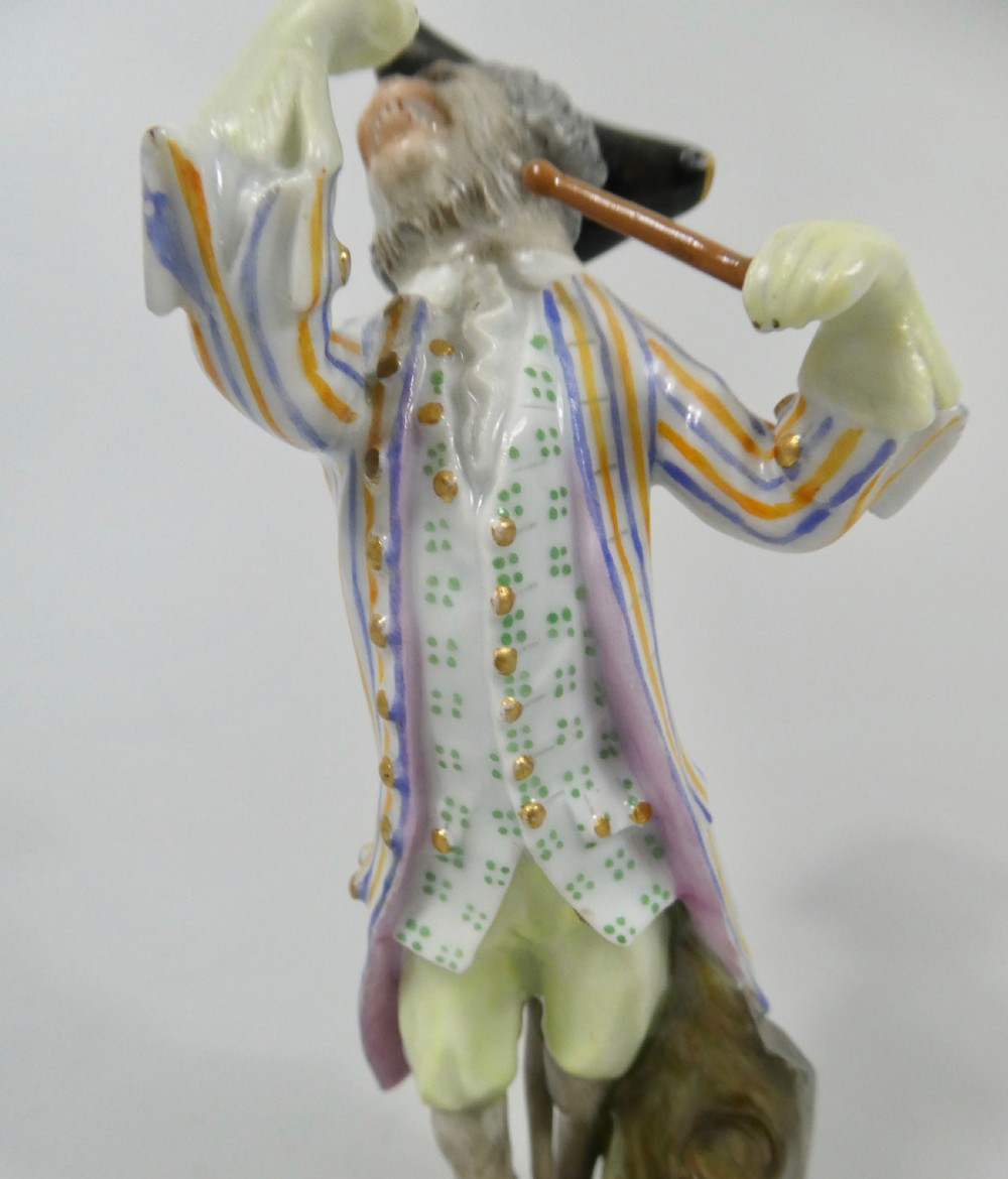Meissen Monkey Band figure, c. 1870. View VI