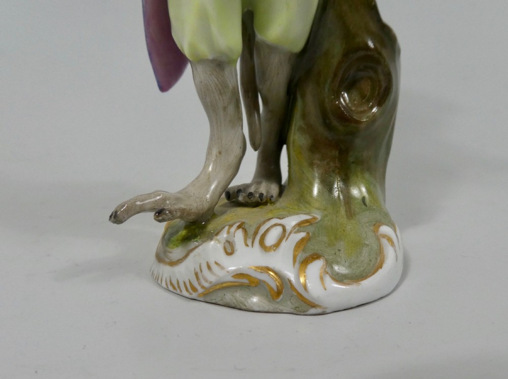 Meissen Monkey Band figure, c. 1870. View VII