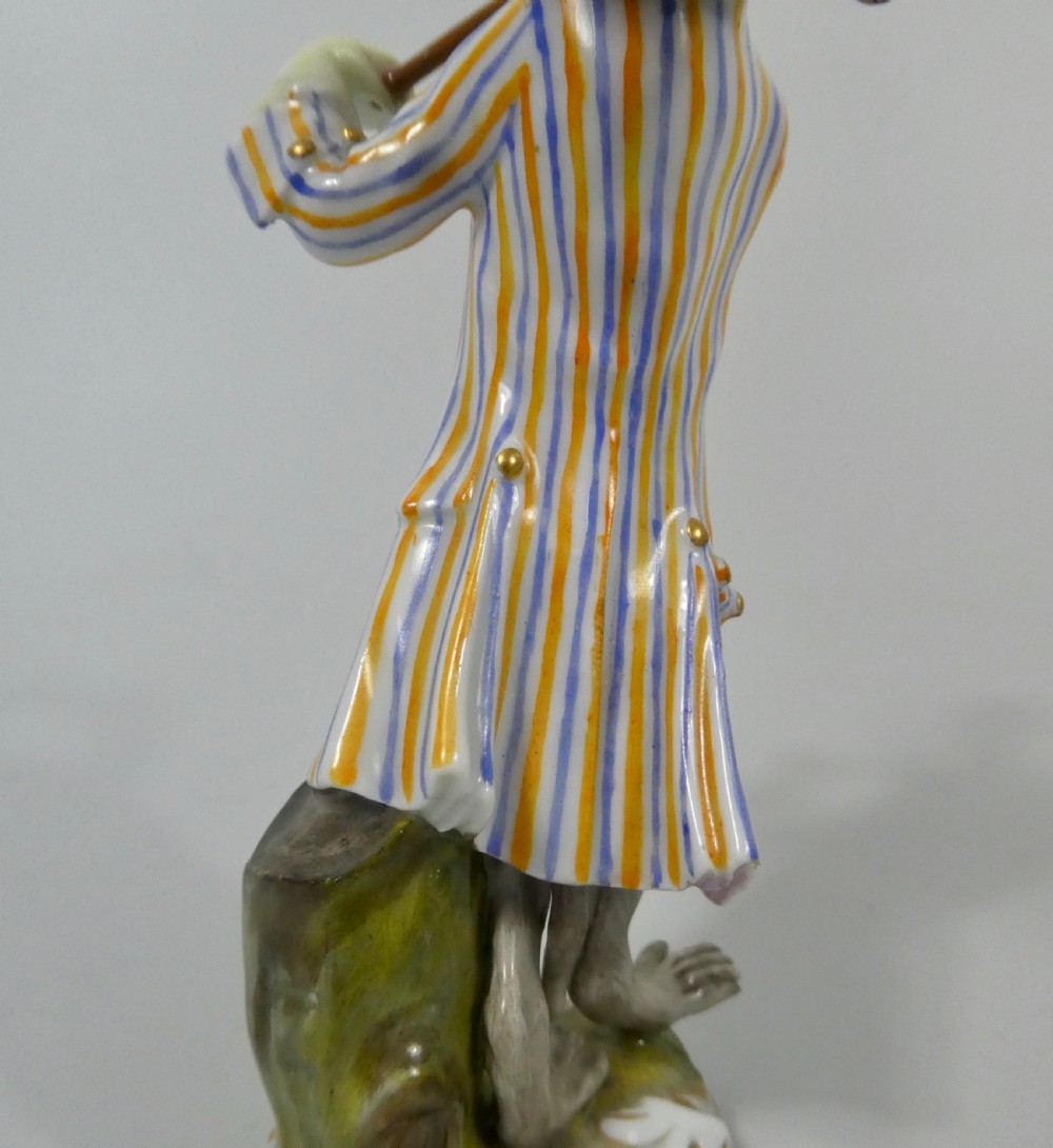 Meissen Monkey Band figure, c. 1870. View VIII