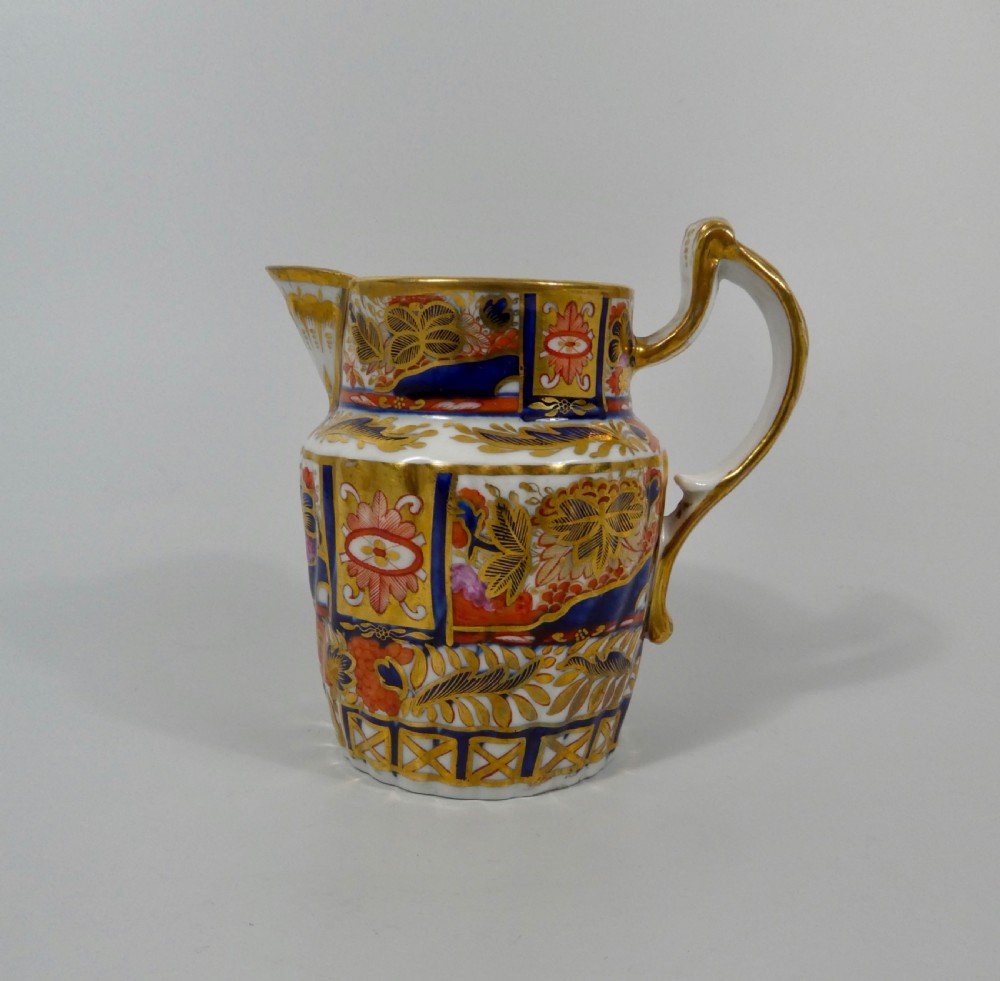 Chamberlains Worcester porcelain jug, Imari, c. 1810. View IV