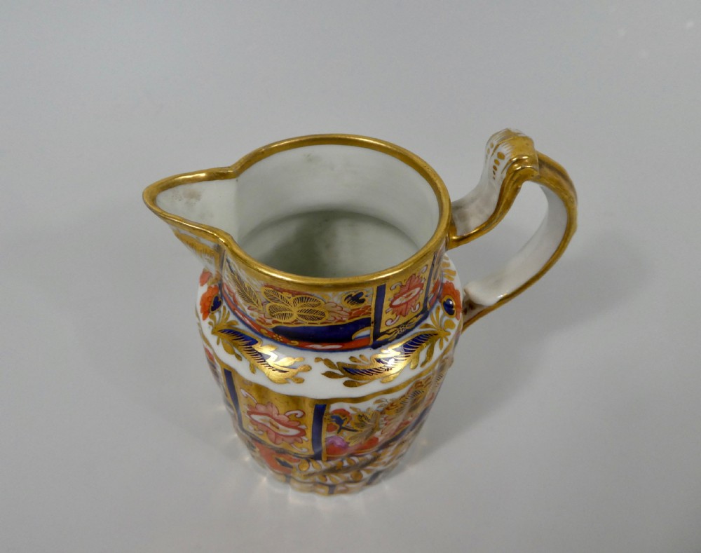 Chamberlains Worcester porcelain jug, Imari, c. 1810. View V