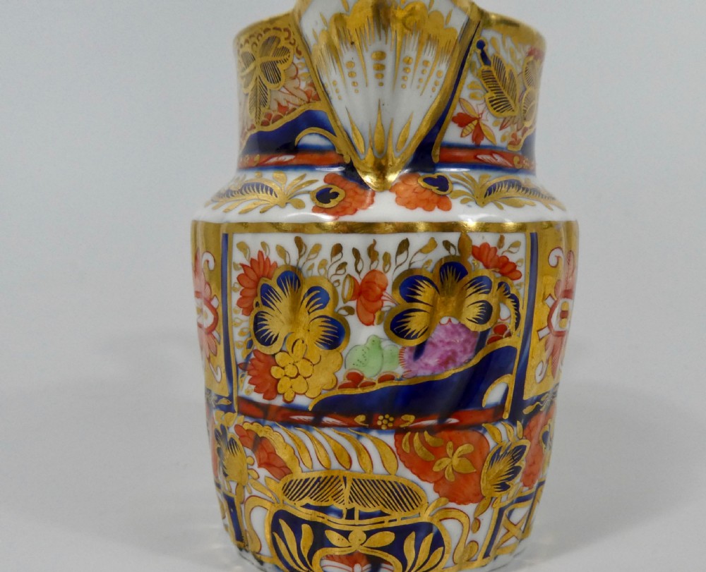 Chamberlains Worcester porcelain jug, Imari, c. 1810. View VII