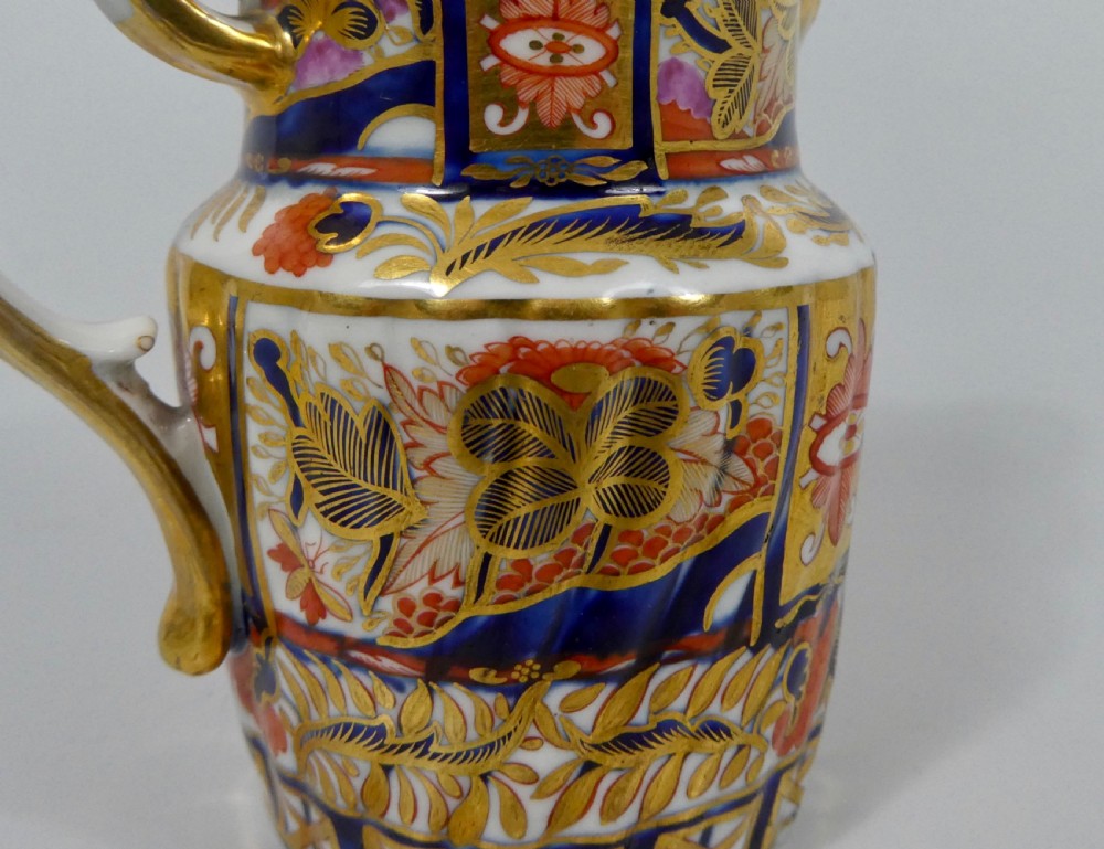 Chamberlains Worcester porcelain jug, Imari, c. 1810. View VIII