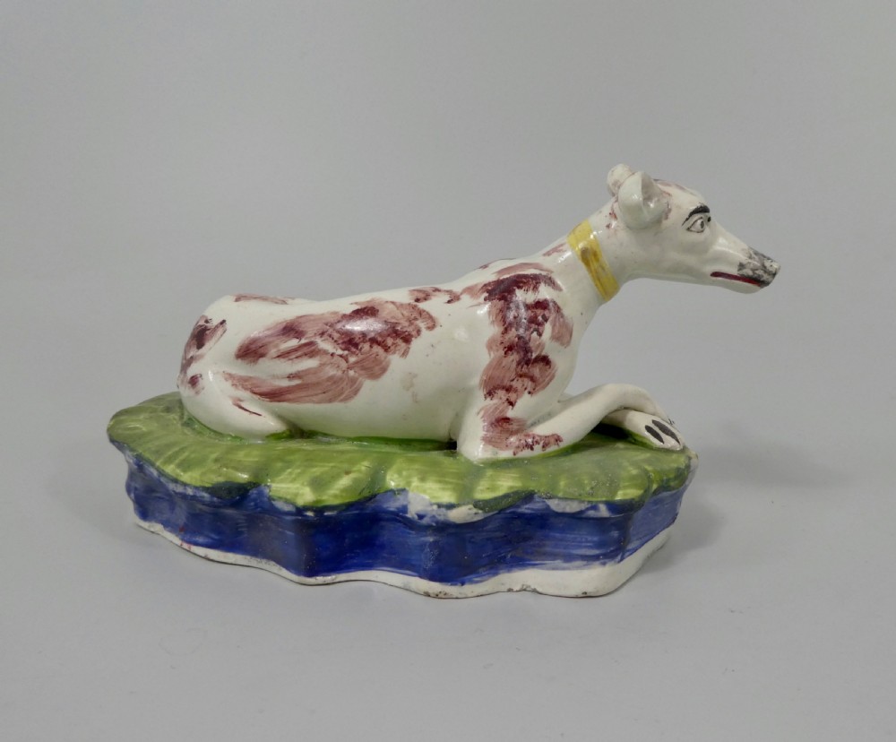 Staffordshire pottery hounds. Enoch Wood, c.1830. View V